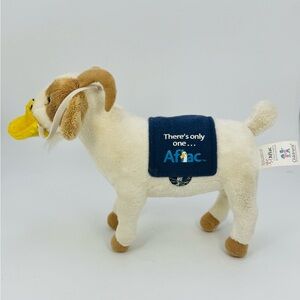 AFLAC Insurance TALKING Plush Toy GOAT  Stuffed Animal 7”Advertising Collectible
